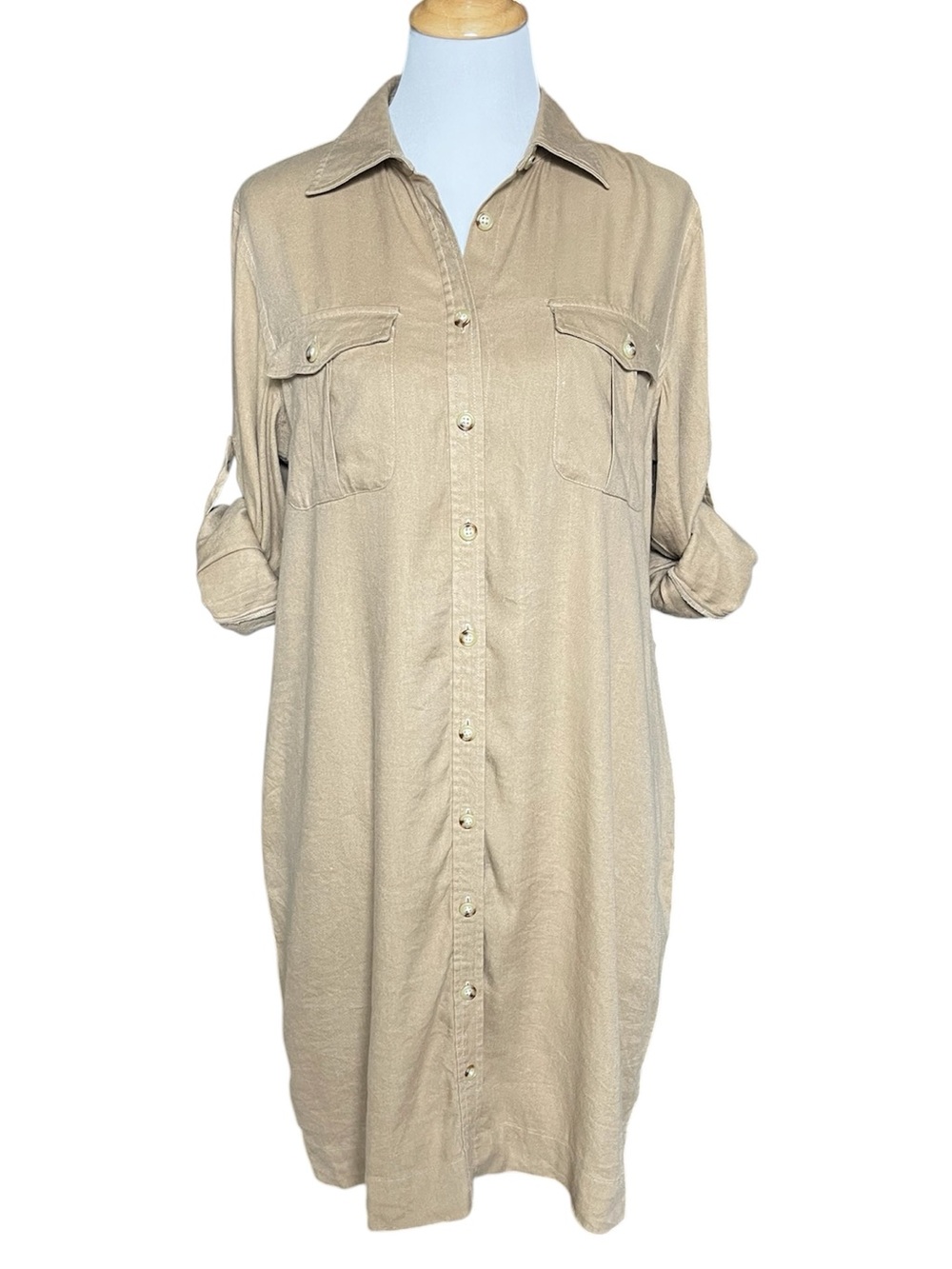 Lauren Ralph Lauren button down shirtdress